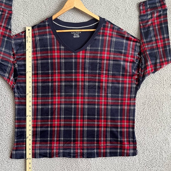 Nautica Ladies' 2-piece PJ Set Red & Blue Sz XXL & Small NWT - Picture 9 of 14